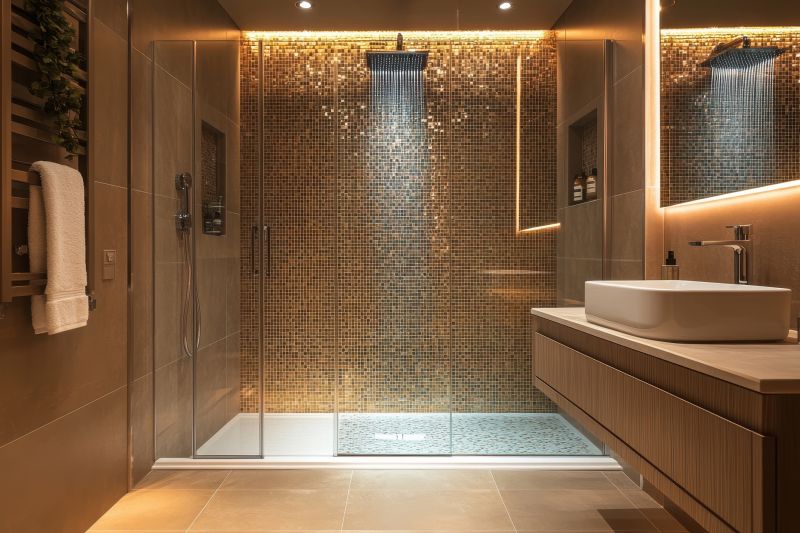 Backlit Shower Niches